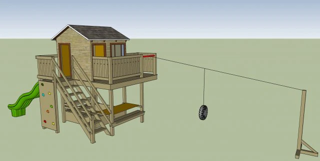 children playground 3D Model .c4d .max .obj .3ds .fbx .stl .blend 