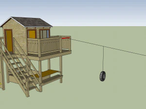 plac zabaw dla dzieci Model 3D