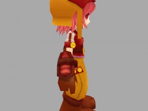 anime girl Modèle 3D