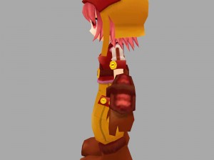 anime girl Modèle 3D