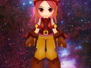 anime girl Modèle 3D