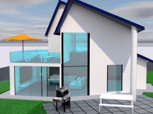 villa house 3D 모델