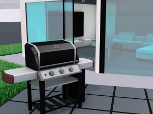 villa house 3D मॉडल