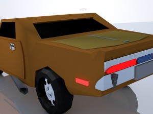 car low poly 3D 모델