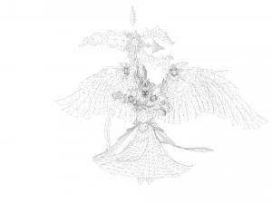 tanatos is from the game smite 3D Model