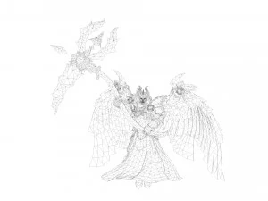 tanatos is from the game smite 3D Model