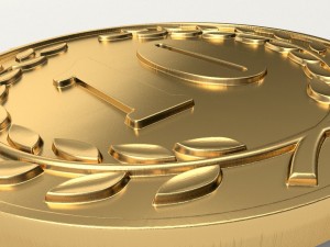 10 years anniversary medal Modèles 3D en vedette