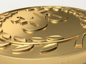 35 years anniversary medal 3D Print Model