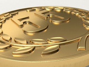 55 years anniversary medal Modelo de Impressão 3D