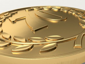 70 years anniversary medal 3D Print Model