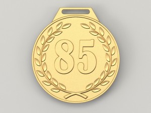 85 years anniversary medal 3D प्रिंट मॉडल