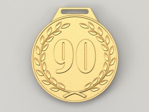 90 years anniversary medal 3D Принт Модель
