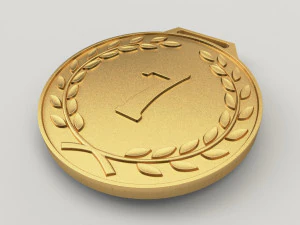 7 years anniversary medal 3D Print Model