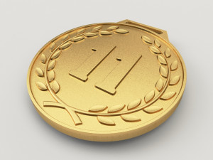 11 years anniversary medal 3D Print Model