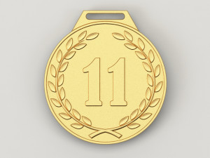 11 years anniversary medal 3D प्रिंट मॉडल