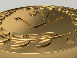 12 years anniversary medal 3D Print Model