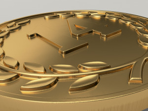 14 years anniversary medal 3D Baskı Modeli
