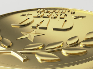 worlds best dad medal 3D Print Model