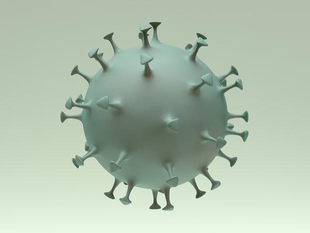 coronavirus covid-19 3D Модель .c4d .max .obj .3ds .fbx .stl .blend 