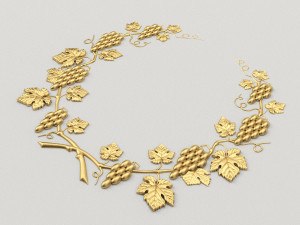 grape wreath bunches 3D 프린트 모델