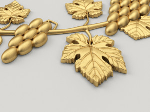 grape wreath bunches 3D 프린트 모델