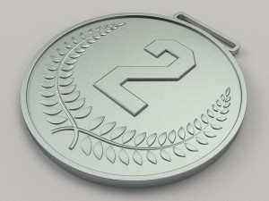 Set of sports Olympic medals 3D print model Model Cetak 3D