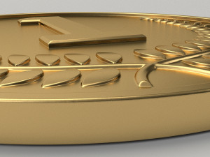 Set of sports Olympic medals 3D print model Model Cetak 3D
