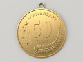 50 Years Anniversary Medal 3D print model 3D Print Models