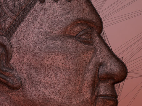 Medalion King Zygmynt I Model Cetak 3D