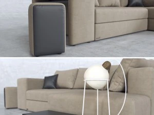 sofa marseile 3D Model