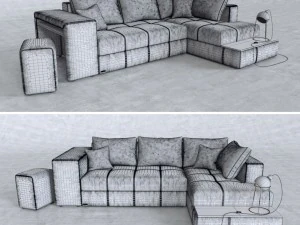 sofa marseile 3D Model
