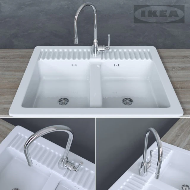 washstand domsjo ikea 3D Model .c4d .max .obj .3ds .fbx .stl .blend