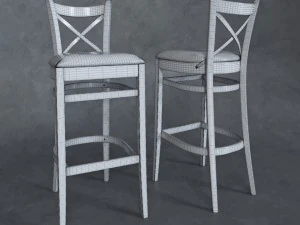 chair toscana 3D Model