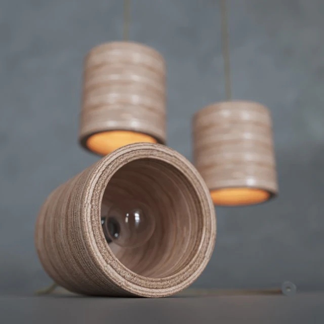lamp c-light plywood 3D Model .c4d .max .obj .3ds .fbx .stl .blend