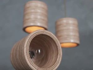 lamp c-light plywood 3D Model