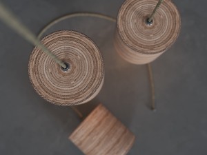 lamp c-light plywood Modelo 3D