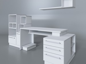 table in the office 3D 모델