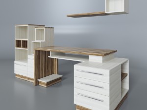 table in the office 3D 模型