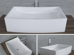 bentuk wastafel Model 3D