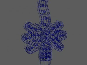 almena caracol 3D Model