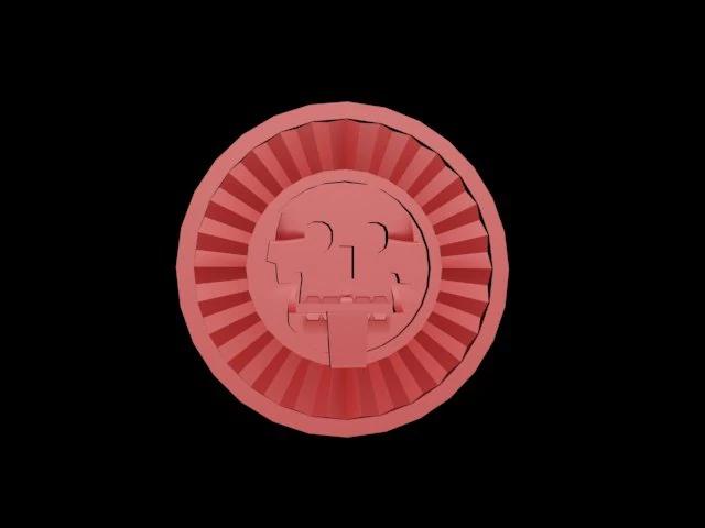 death disk 3D Model .c4d .max .obj .3ds .fbx .stl .blend 
