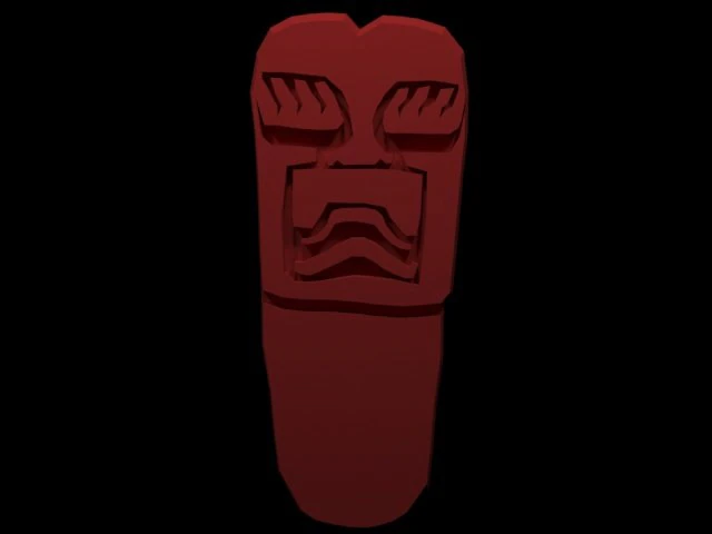 hacha votiva olmeca 3D Model .c4d .max .obj .3ds .fbx .stl .blend 