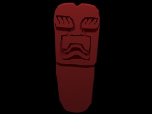hacha votiva olmeca 3D Model