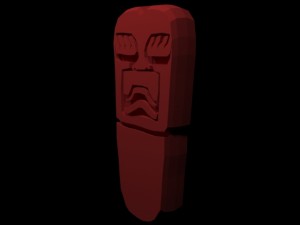 hacha votiva olmeca Modelo 3D