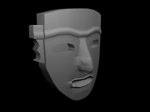 mexica mask from teotihuacan 3D Model