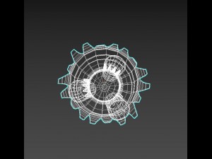 tlatelolcos monumental brazier 3D Model