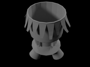 tlatelolcos monumental brazier 3D Model