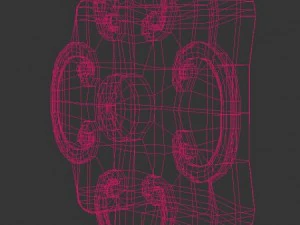 aztec flower representation 3D Model
