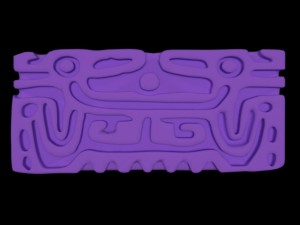 stamp from veracruz mexico 3D Model