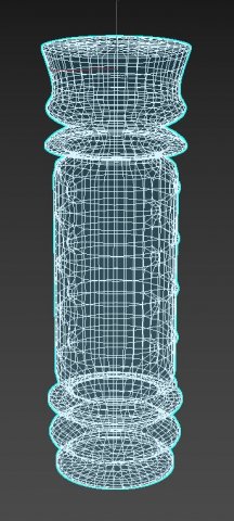 01column from veracruz center mexico 3D Model .c4d .max .obj .3ds .fbx .stl .blend 